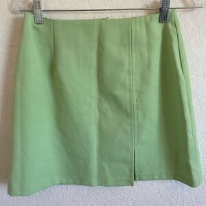 90’s vintage London palinve design green min skirt 💚